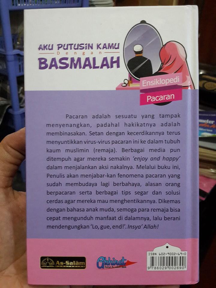 Buku Aku Putusin Kamu Dengan Basmalah Cover 2
