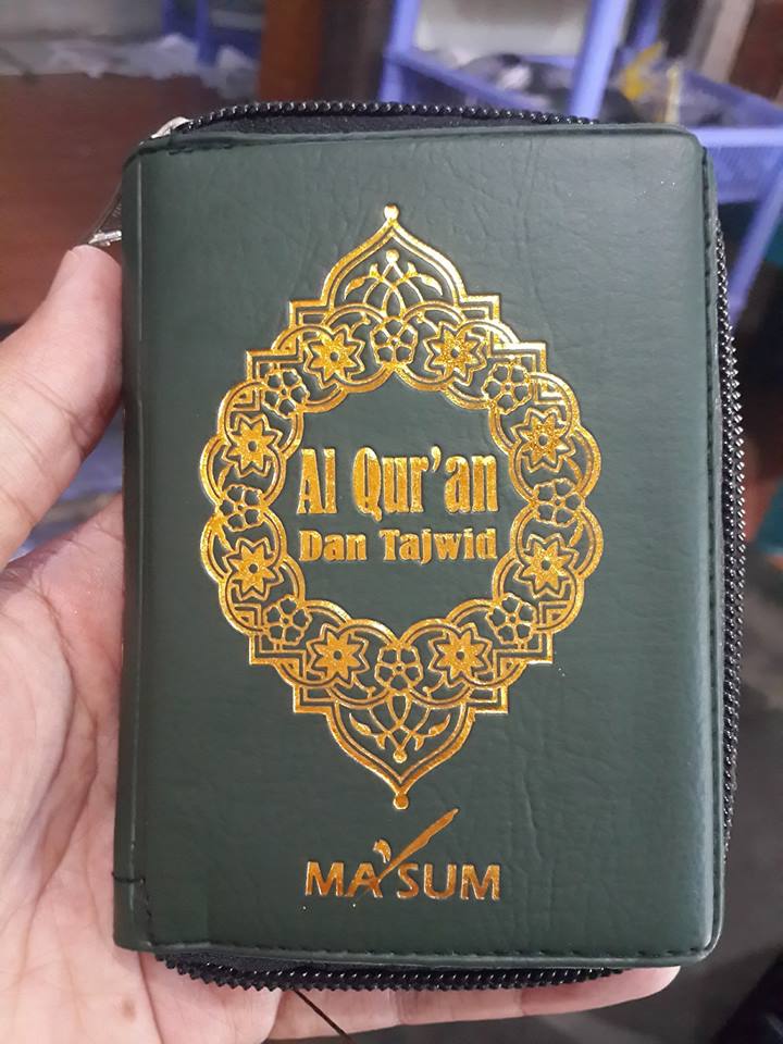 Al-Qur'an Saku Dan Ilmu Tajwid Resleting Ma'sum Cover