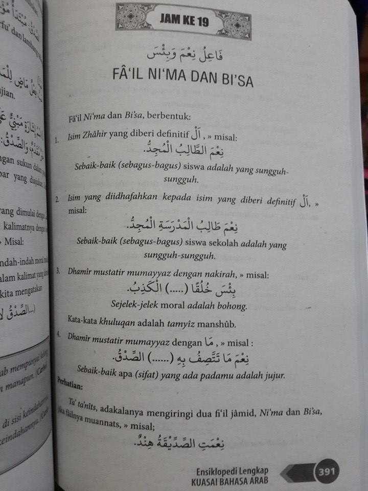 Buku Ensiklopedi Lengkap Kuasai Bahasa Arab Isi