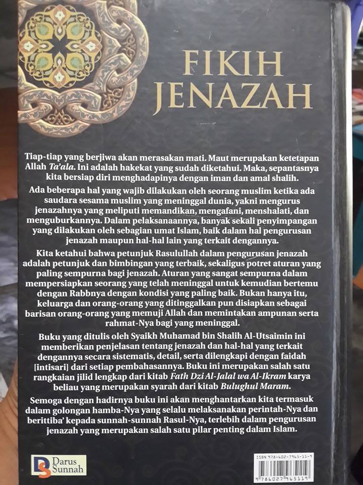 Buku Fikih Jenazah Oleh Syaikh Utsaimin Cover 2