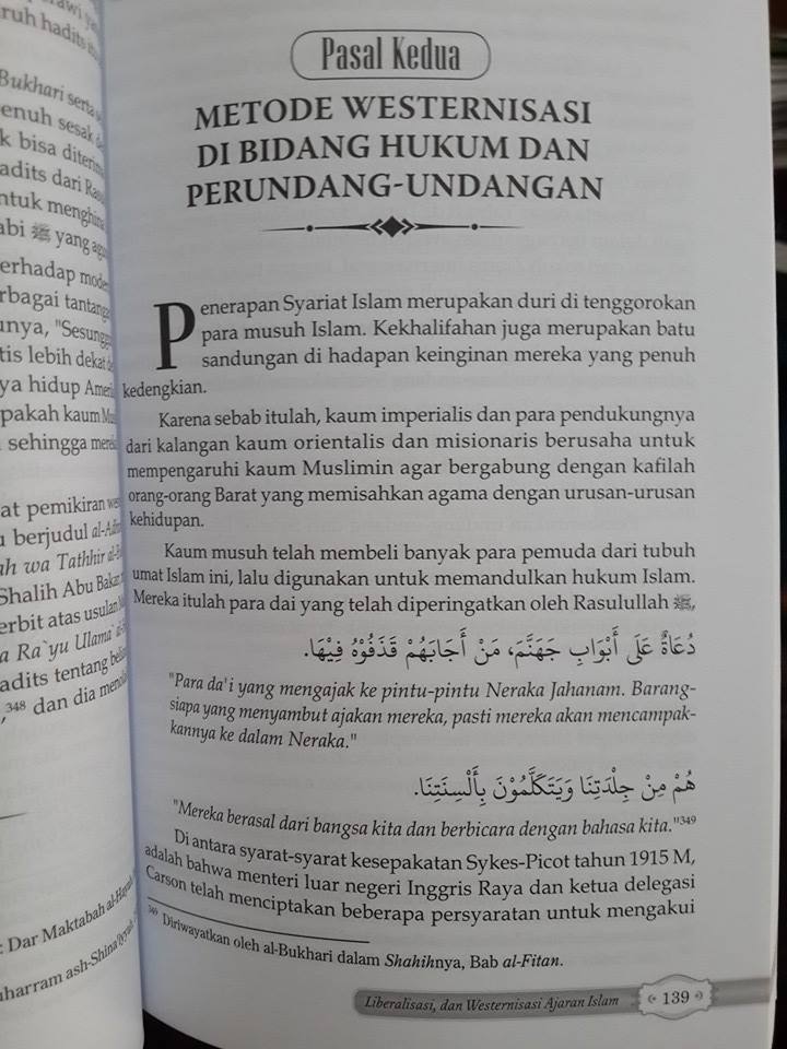 Buku Mengupas Gerakan Modernisasi Liberalisme Ajaran Islam Isi