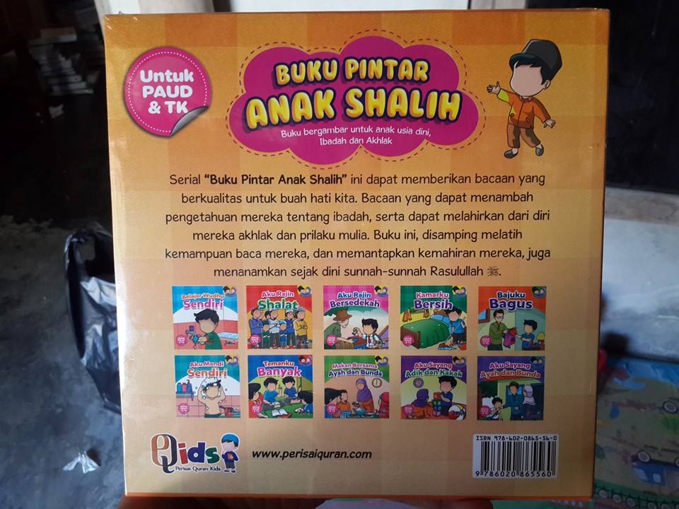 Buku Anak Bergambar Pintar Anak Shalih Cover 2