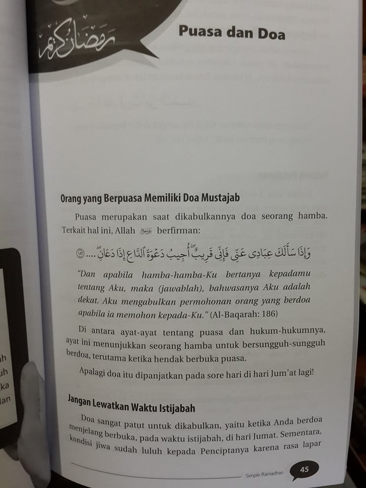Buku Simple Ramadhan Materi Praktis Ramadhan Isi 2