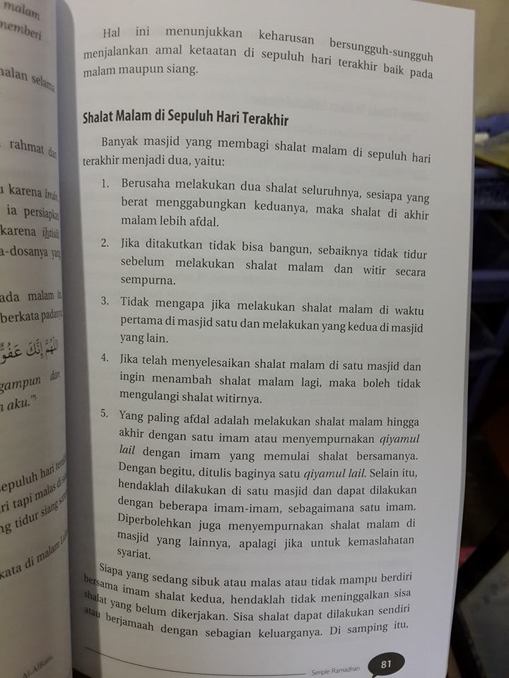 Buku Simple Ramadhan Materi Praktis Ramadhan Isi