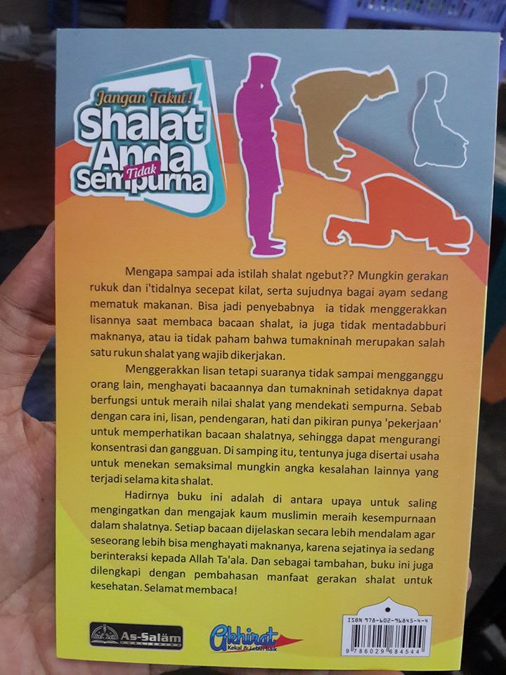 Buku Jangan Takut Shalat Anda Tidak Sempurna Cover 2