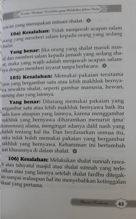 221 kesalahan dalam shalat buku isi