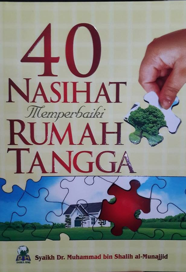 40 nasehat memperbaiki rumah tangga buku cover