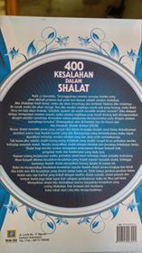Buku 400 Kesalahan Dalam Shalat cover 2