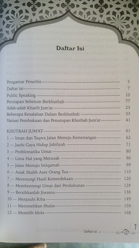 Buku 52 Khutbah Jum'at Praktis isi 3