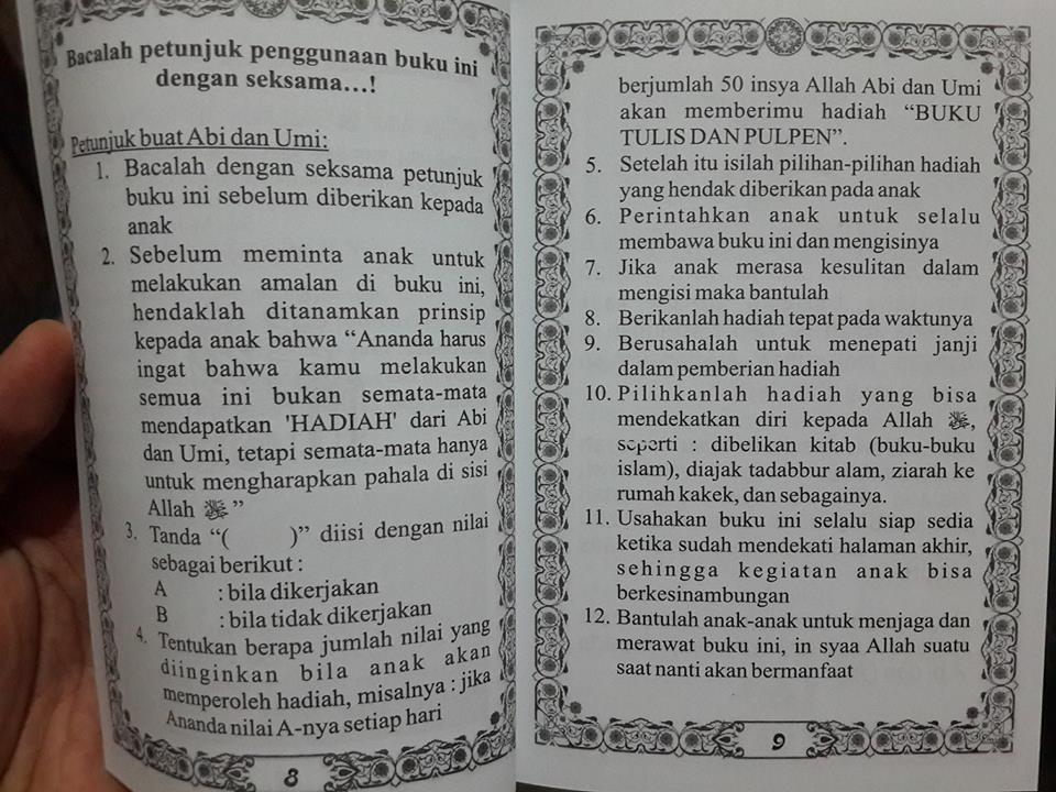 Buku Abi Umi Berilah Aku Hadiah isi 2