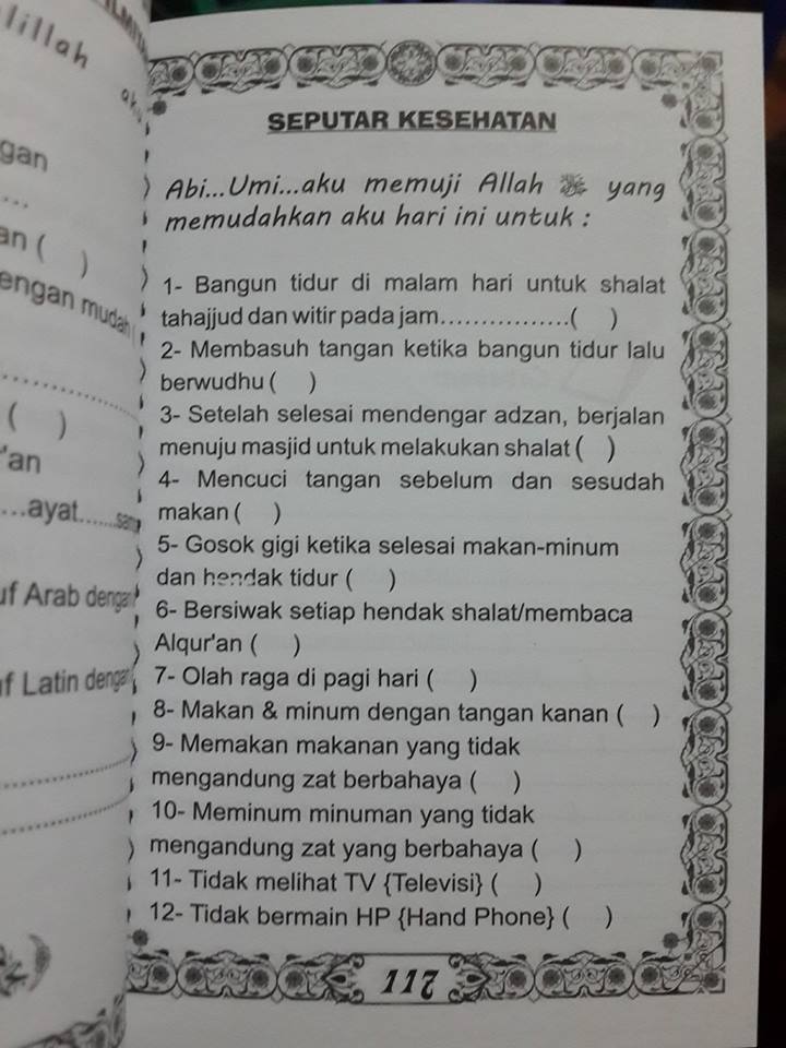 Buku Abi Umi Berilah Aku Hadiah isi