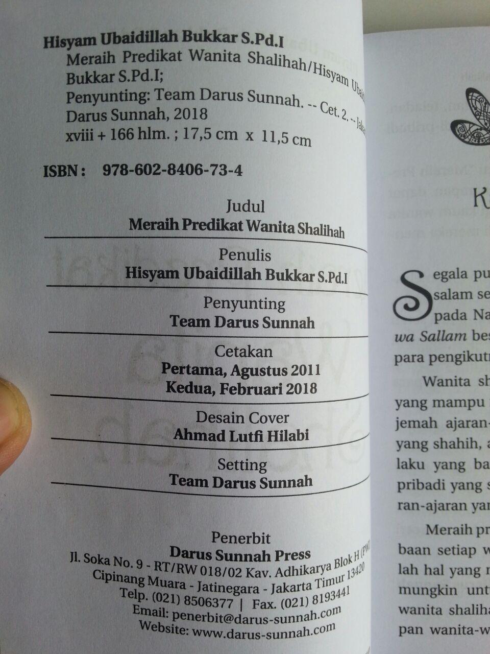 Buku Meraih Predikat Wanita Shalihah isi 2