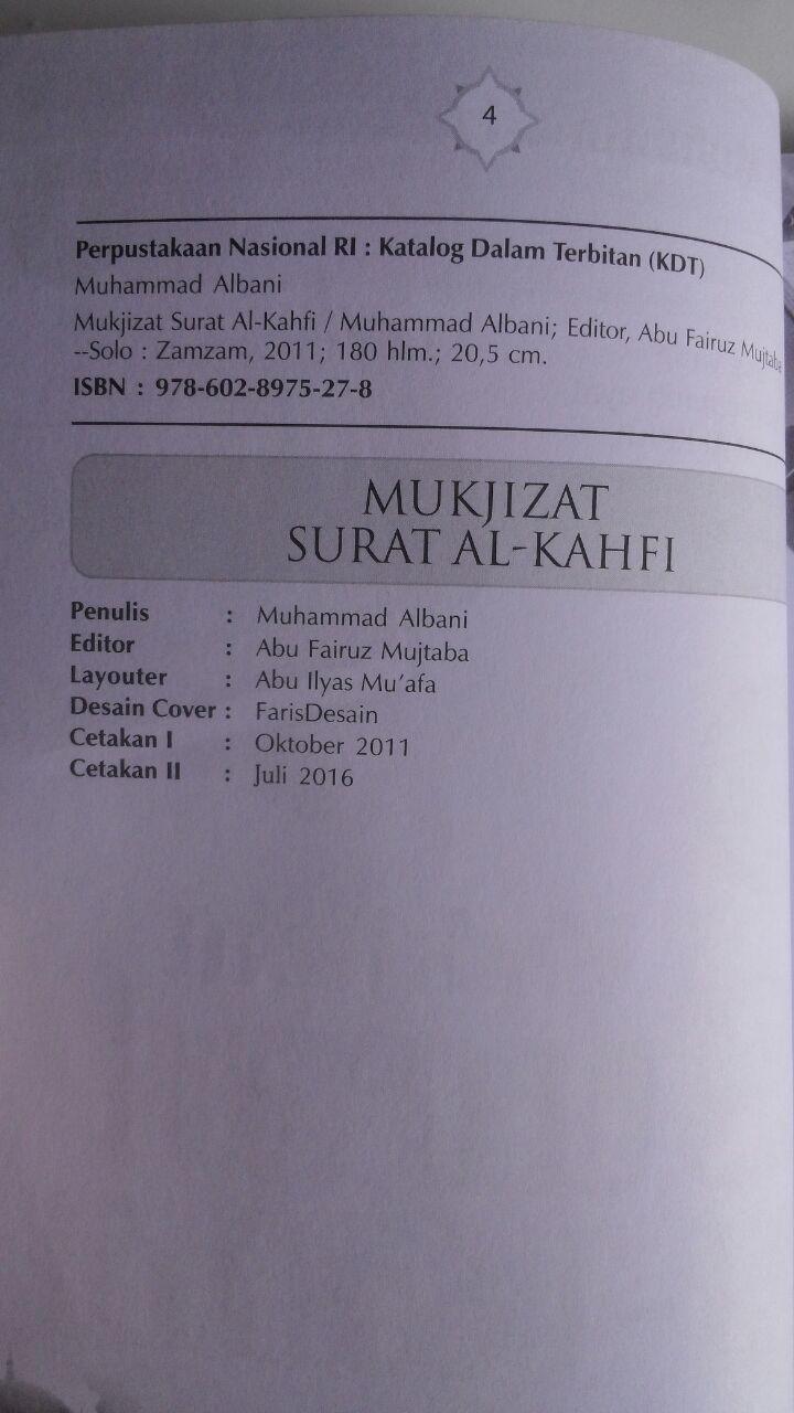 Buku Mukjizat Surat Al-Kahfi isi