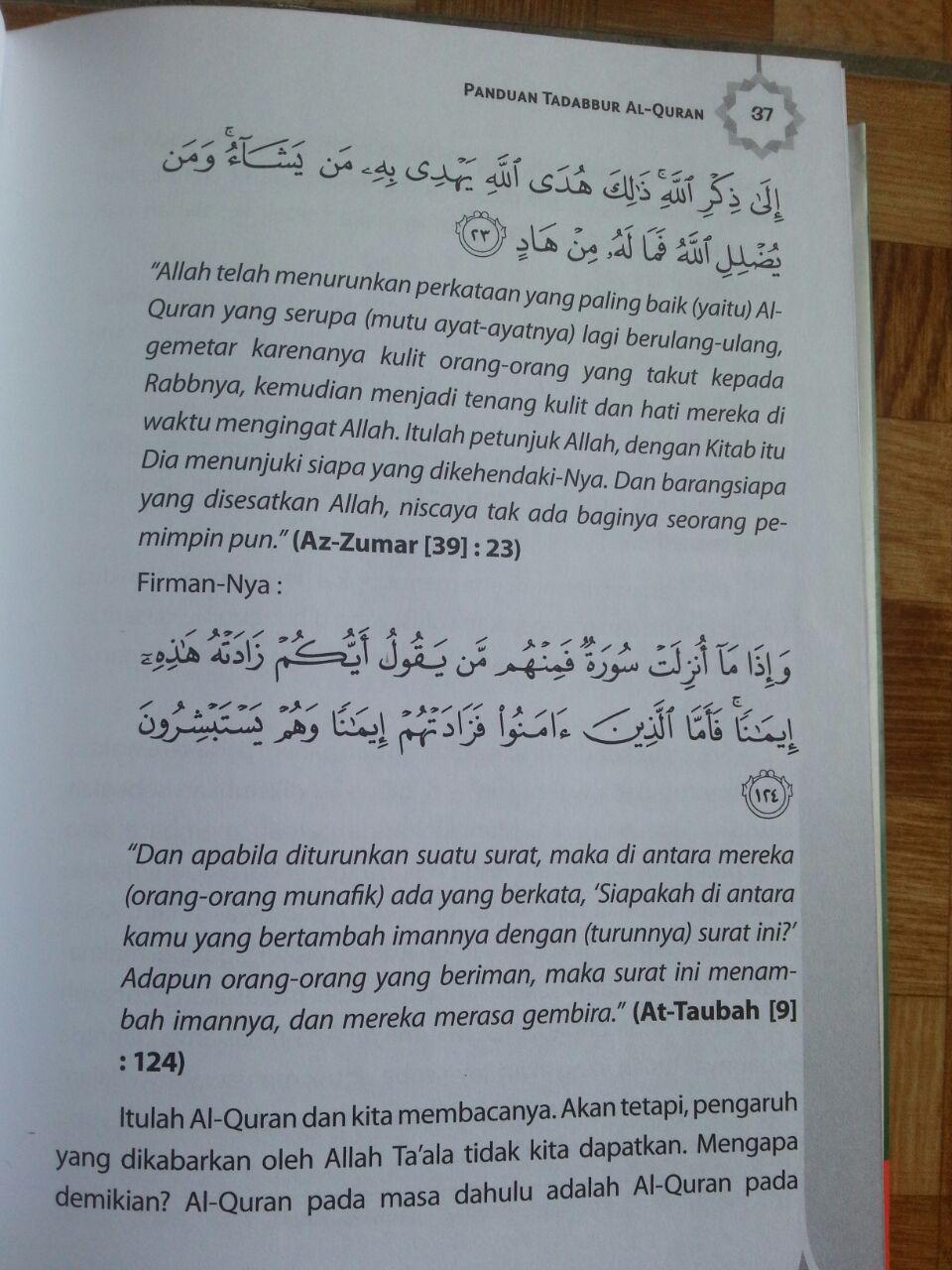 Buku Panduan Tadabbur Al-Quran isi 3
