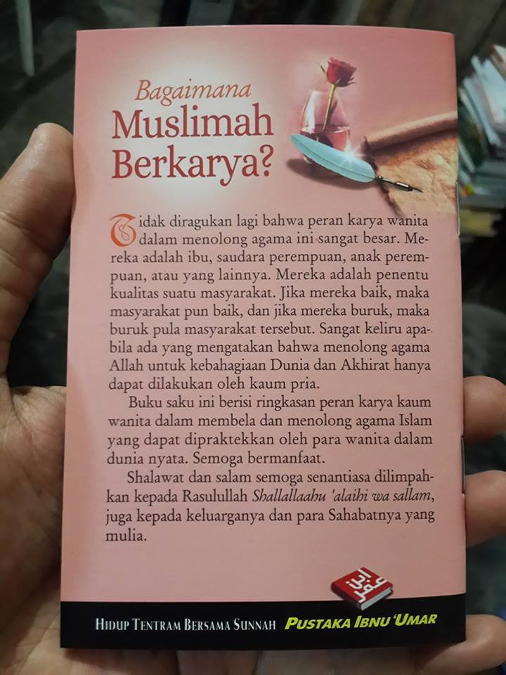 Buku Saku Bagaimana Muslimah Berkarya Cover 2