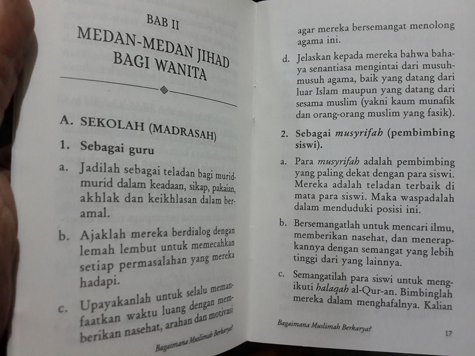 Buku Saku Bagaimana Muslimah Berkarya Isi