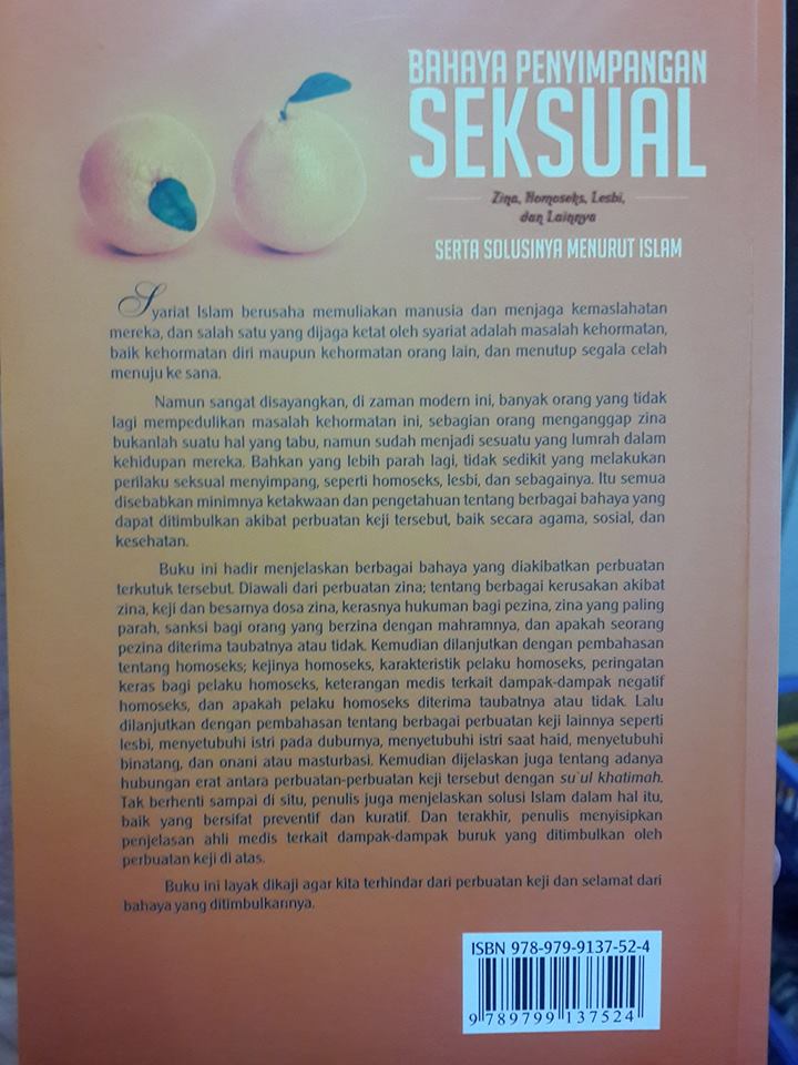 bahaya penyimpangan seksual buku cover 2