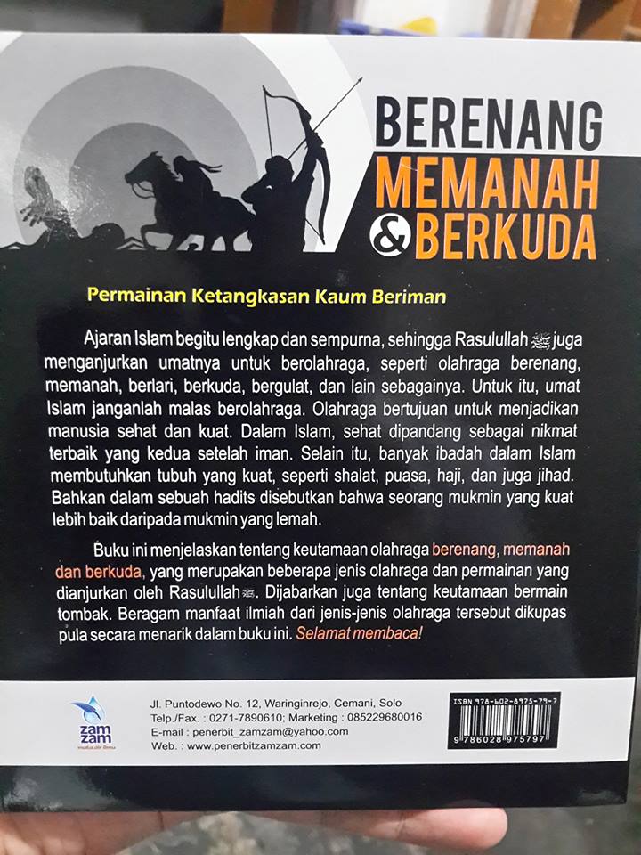berenang memanah dan berkuda buku cover 2