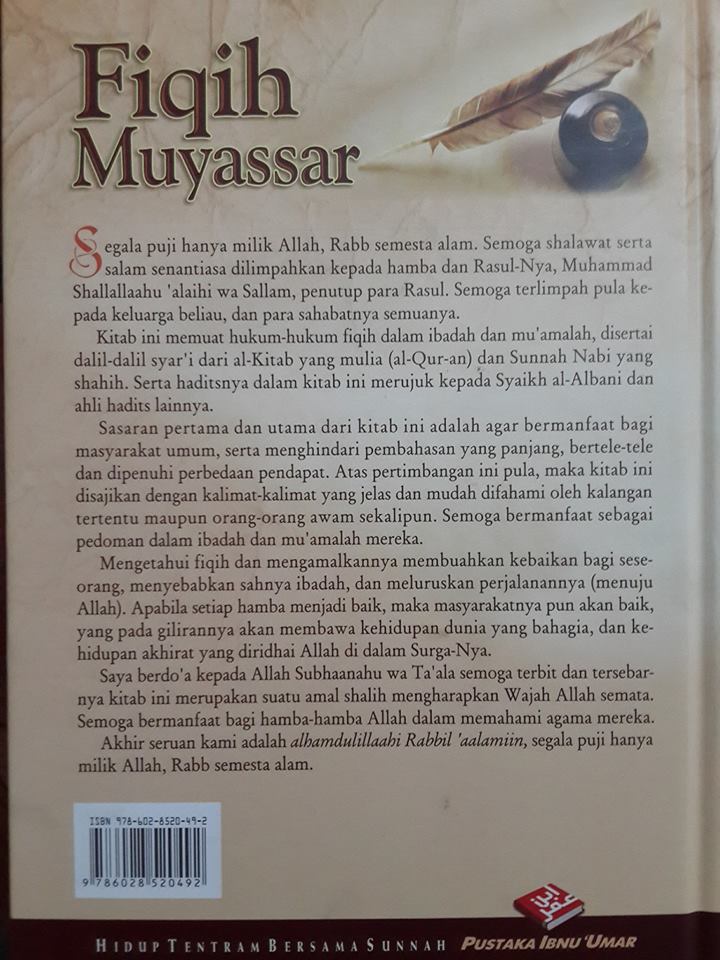 buku fiqih muyassar cover