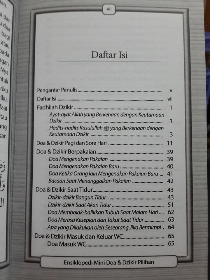 doa dan dzikir pilihan translate arab latin buku isi 3