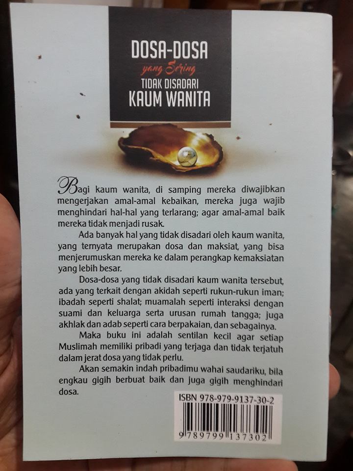 dosa dosa yang sering tidak disadari kaum wanita saku cover 2