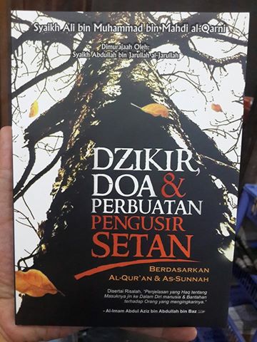 dzikir doa dan perbuatan pengusir setan buku cover