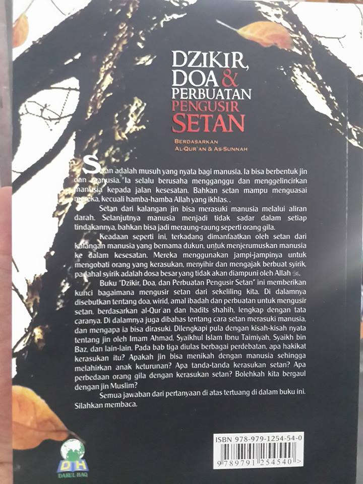 dzikir doa dan perbuatan pengusir setan buku cover 2