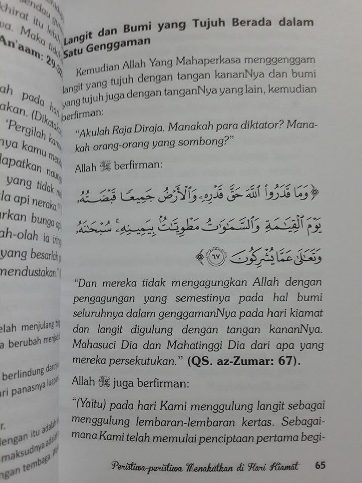 Buku Huru Hara Di Hari Kiamat isi