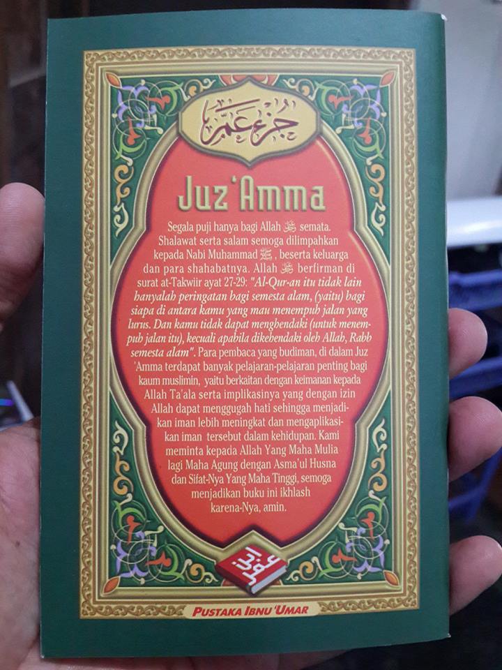 Buku Saku Juz Amma Dan Terjemahnya Lux Cover 2