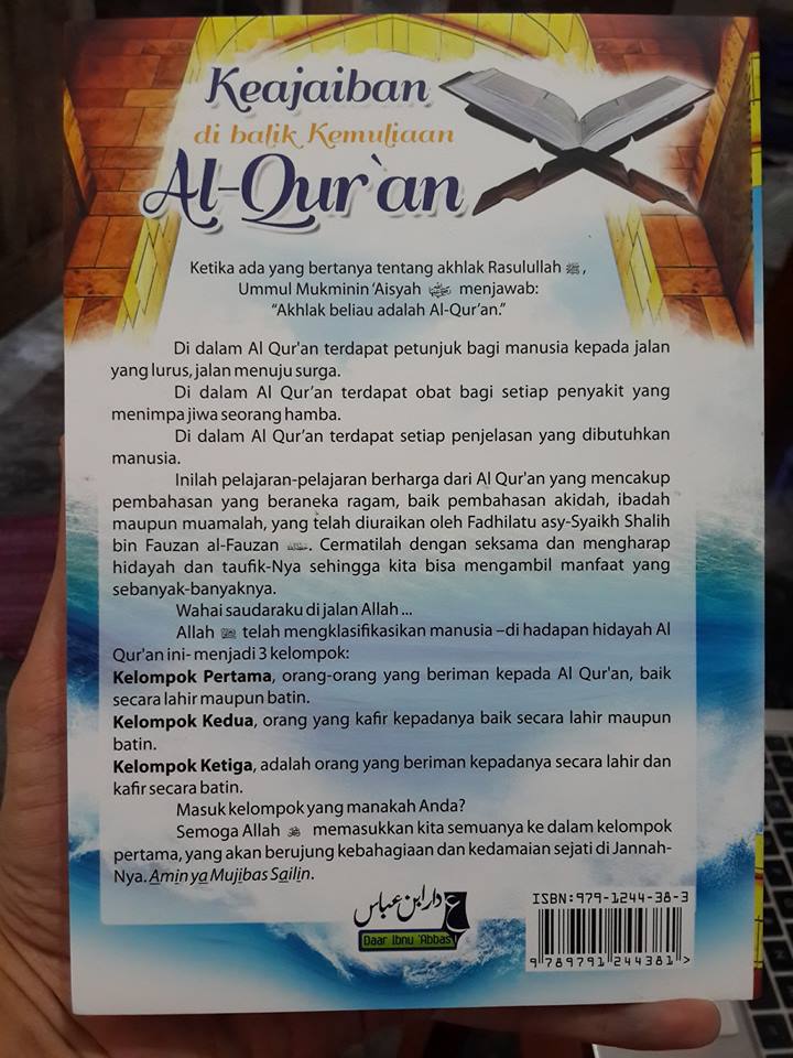 keajaiban dibalik kemuliaa al-Qur'an buku cover 2