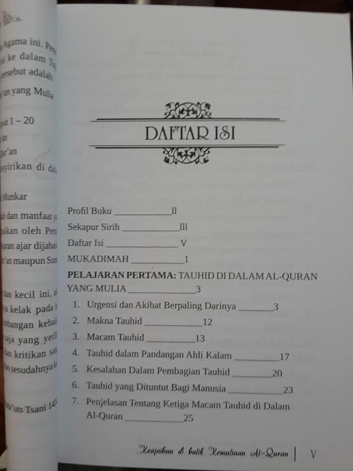 keajaiban dibalik kemuliaa al-Qur'an buku isi 2
