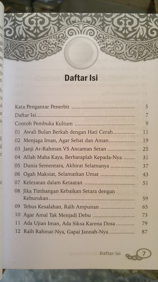 kumpulan materi kultum 30 hari buku isi 2