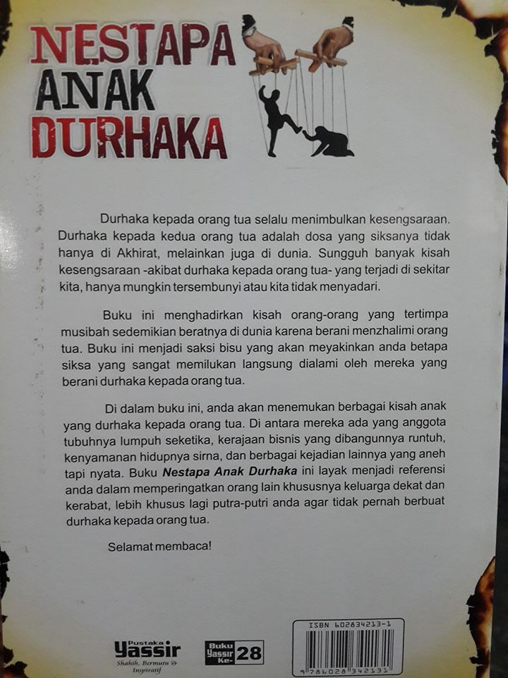 nestapa anak durhaka buku cover 2