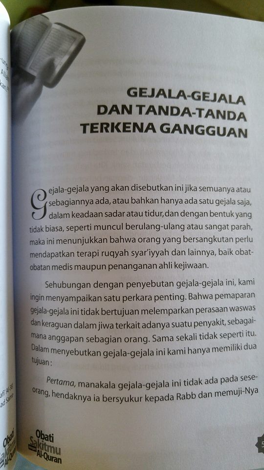 obati sakitmu dengan al-quran buku isi