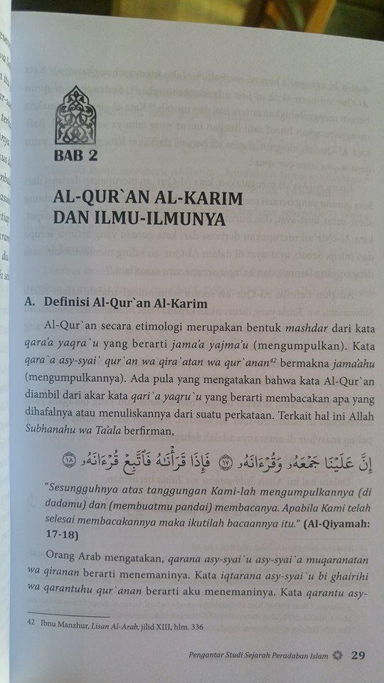 Buku Pengantar Studi Sejarah Peradaban Islam isi