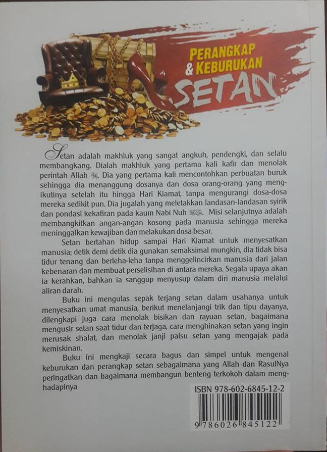 perangkap dan keburukan setan buku cover 2