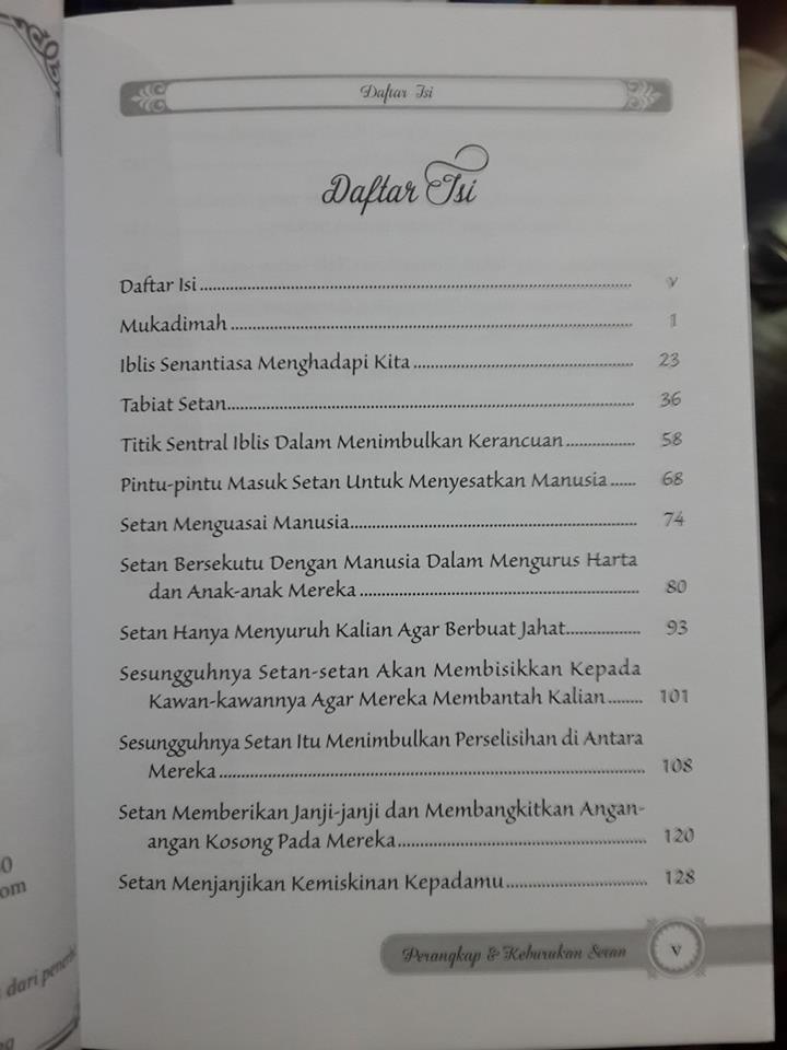 perangkap dan keburukan setan buku isi