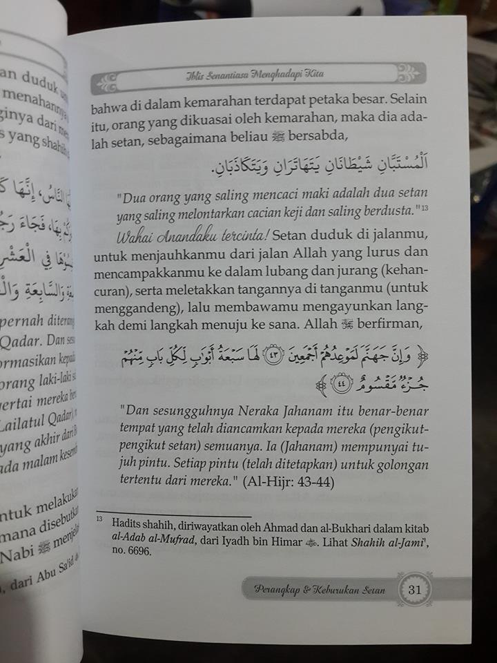 perangkap dan keburukan setan buku isi 2