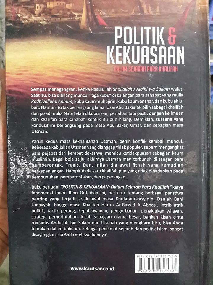 Buku Politik Dan Kekuasaan Dalam Sejarah Para Khalifah Cover 2