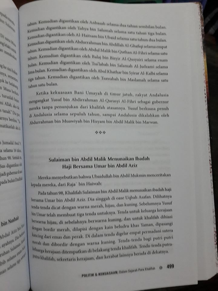 Buku Politik Dan Kekuasaan Dalam Sejarah Para Khalifah isi