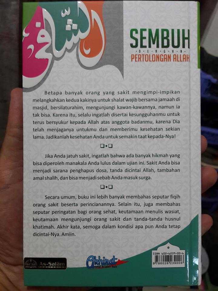 Buku Sembuh Dengan Pertolongan Allah Cover 2