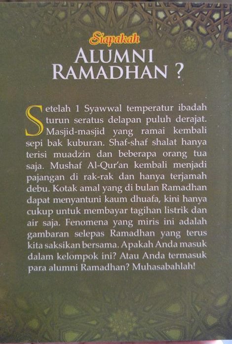 siapakah alumni ramadhan buku cover 2