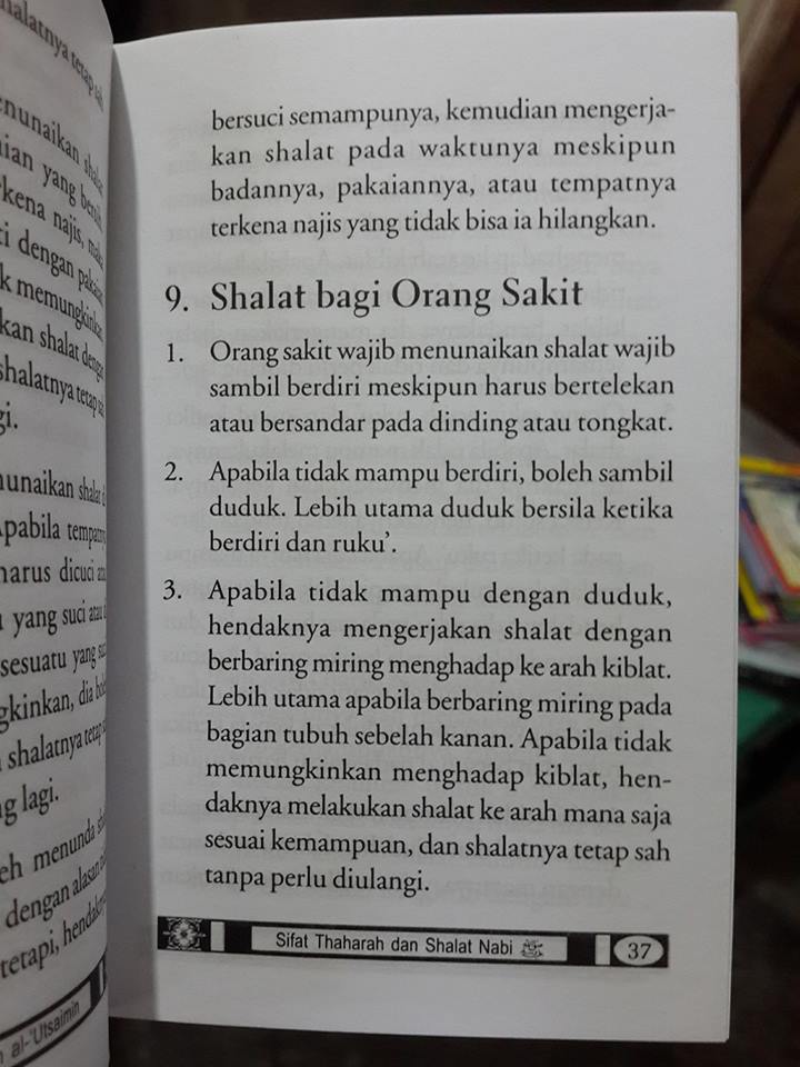 Buku Sifat Thaharah dan Shalat NabiBuku Sifat Thaharah dan Shalat Nabi isi