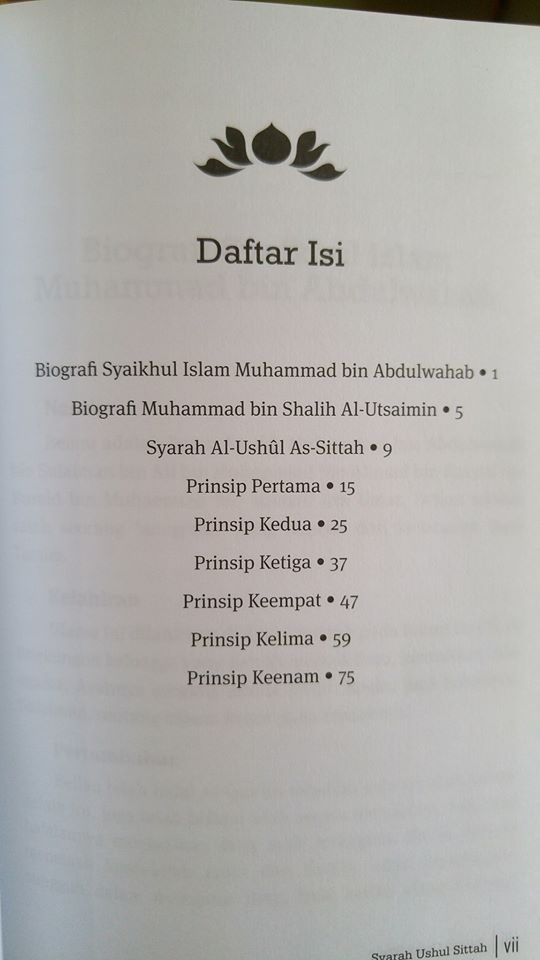 syarah ushulus sittah buku isi 2