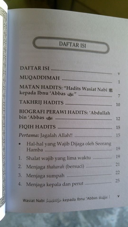 wasiat nabi kepada ibnu abbas buku isi 2