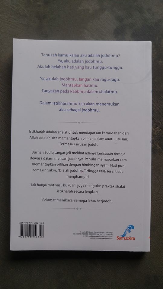 Buku Temukan Aku Dalam Istikharahmu cover 2
