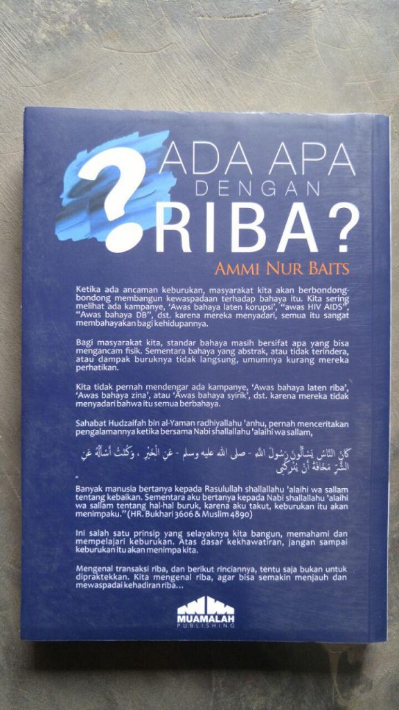 Buku Ada Apa Dengan Riba cover 2