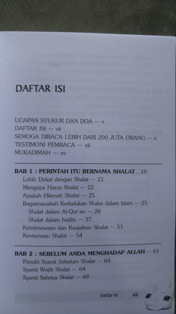 Buku Agar Shalat Tak Sia-Sia isi 