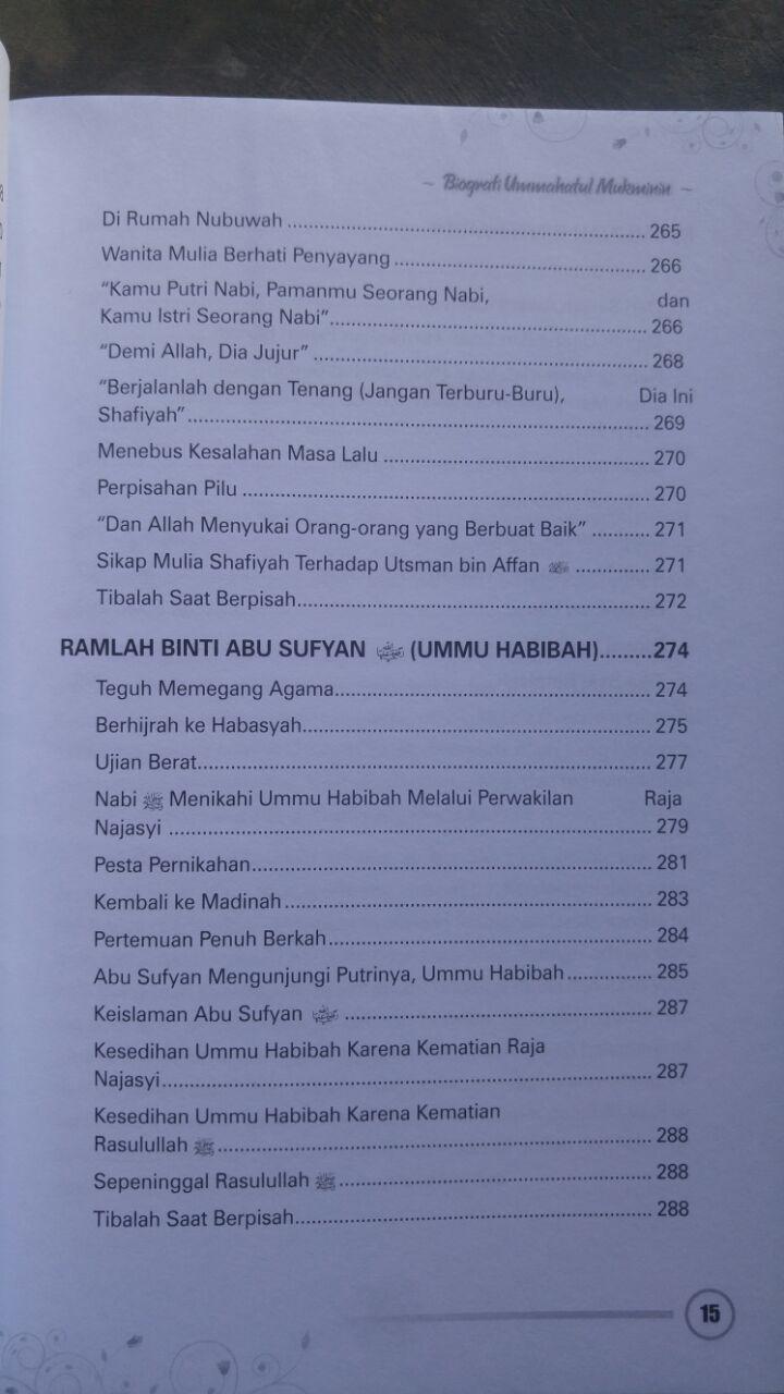 Buku Biografi Ummahatul Mukminin isi 2