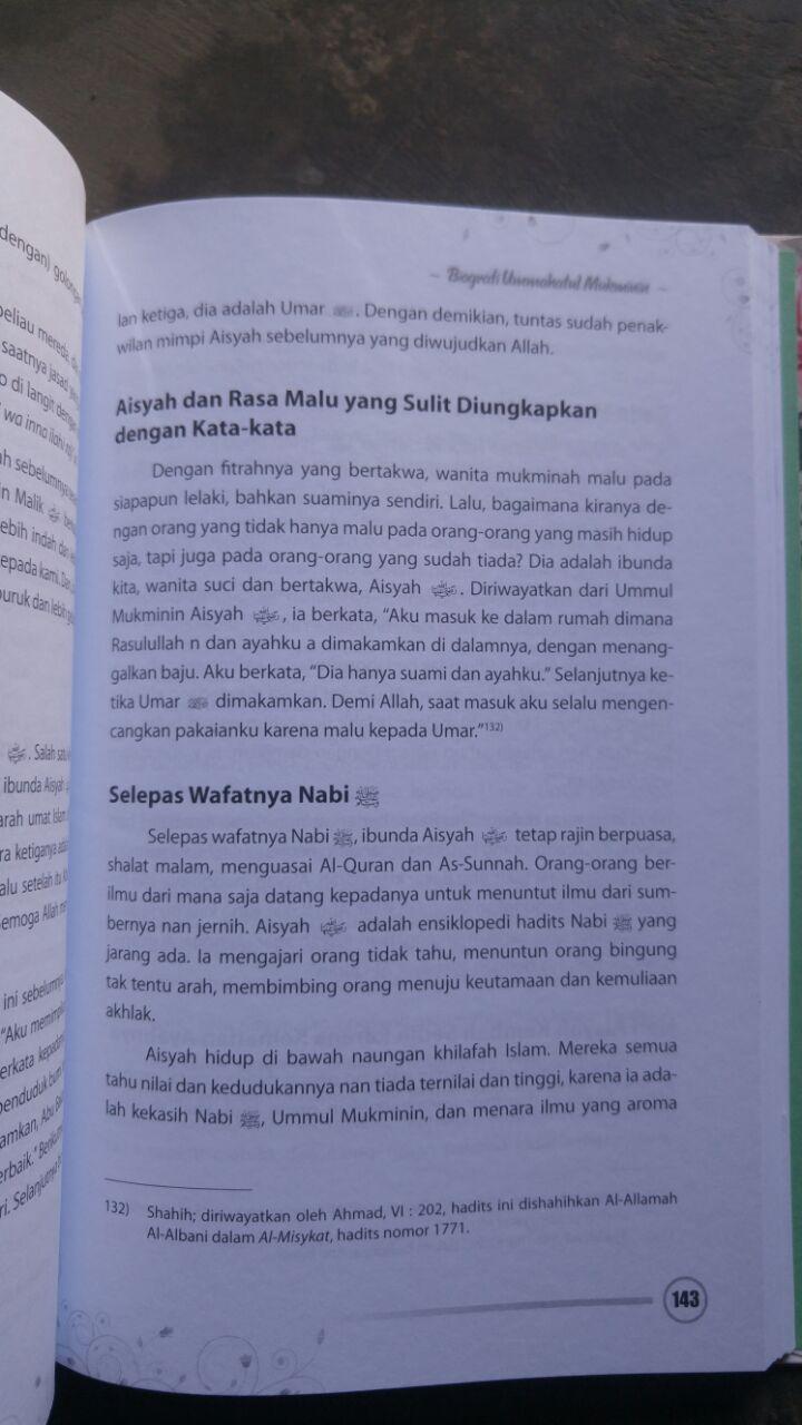 Buku Biografi Ummahatul Mukminin isi